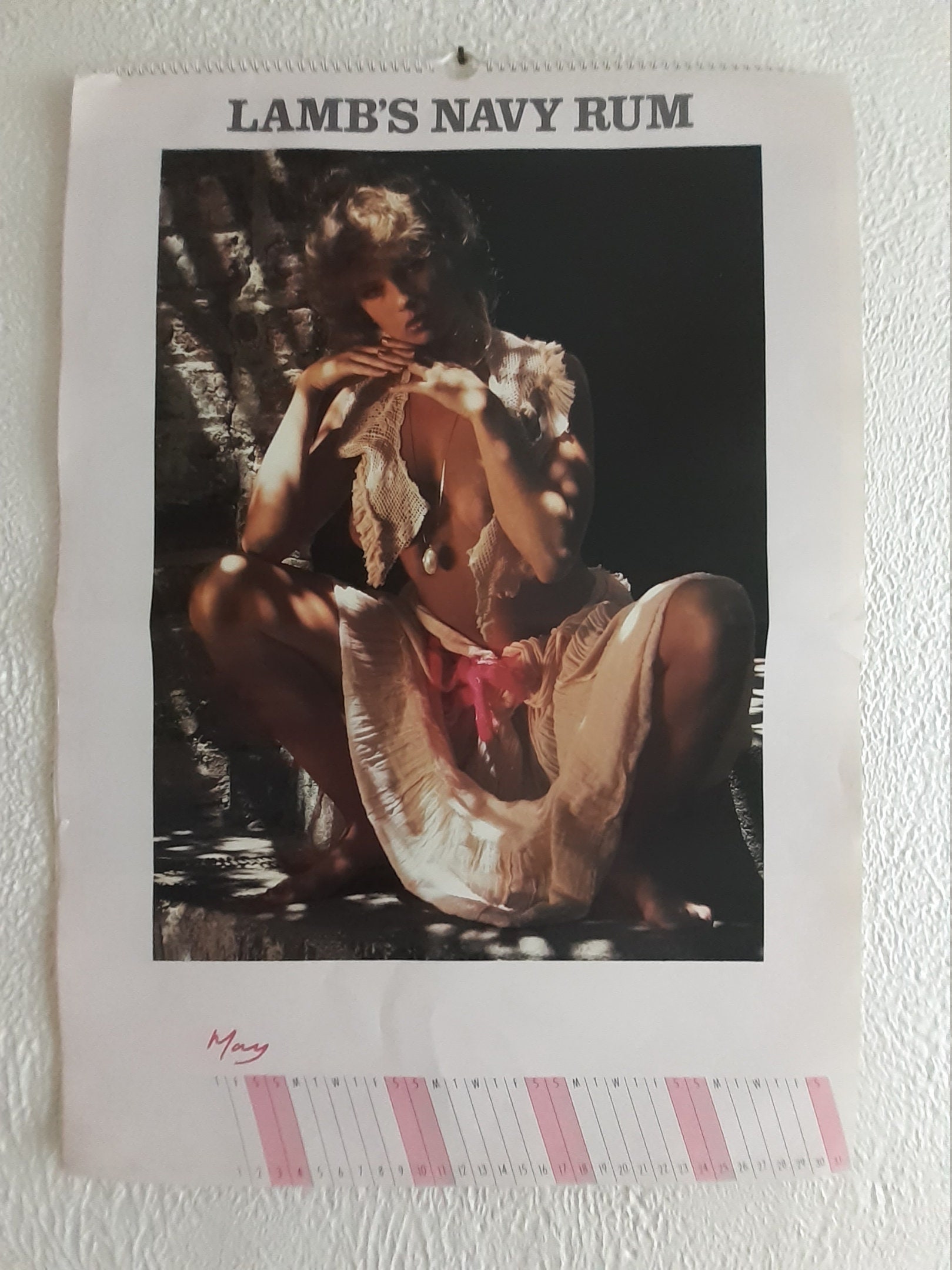Lamb's 'Navy Rum' Calendar 1986 featuring Traci | Etsy