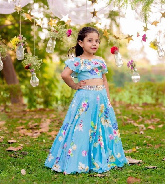 Rose Embroidery Kids Ball Gown Online | Kids Party Wear Dresses Online in  India – www.liandli.in