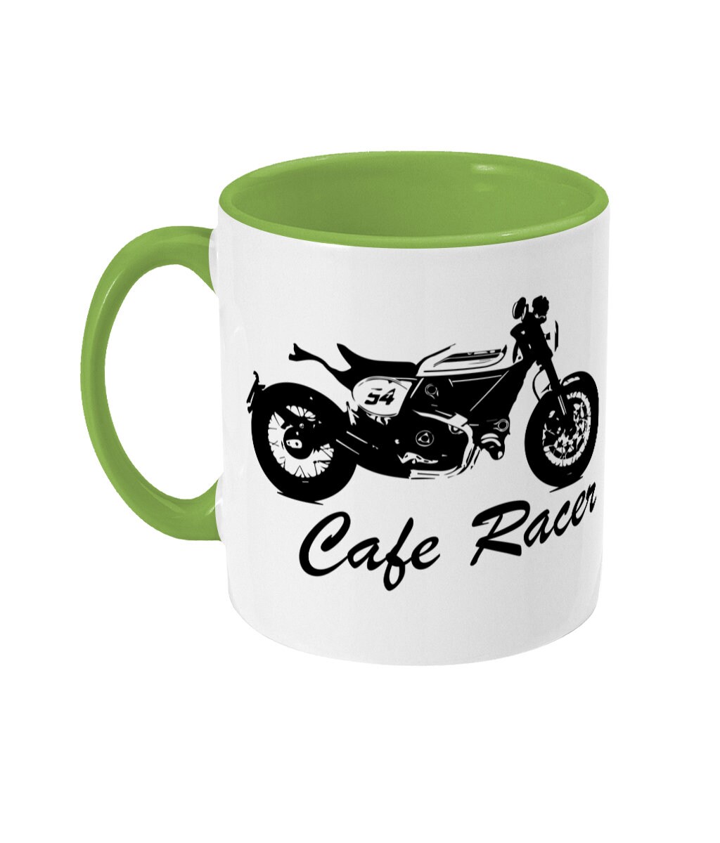 Cafe Racer zwei getönte Becher Biker Becher Motorrad-Becher | Etsy