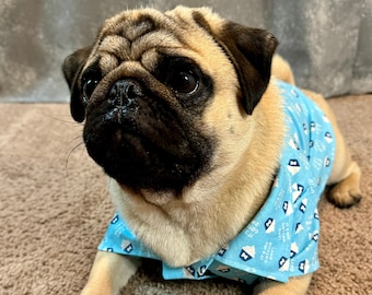 Camisa para el Día de la Adopción de Perros: Traje abotonado para adopción de mascotas