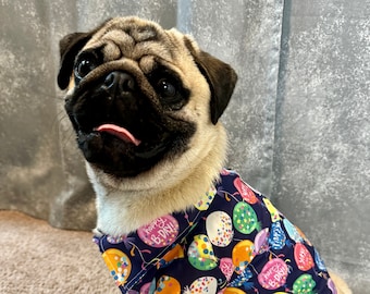 Camiseta de cumpleaños para perro: atuendo de fiesta con estampado de globos hecho a mano