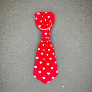 Valentine's Day Dog Collar Necktie, Pet Tie, Dog Necktie image 10