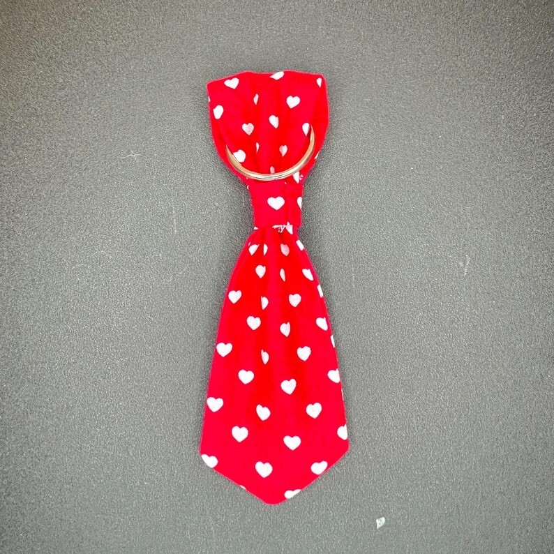 Valentine's Day Dog Collar Necktie, Pet Tie, Dog Necktie image 10