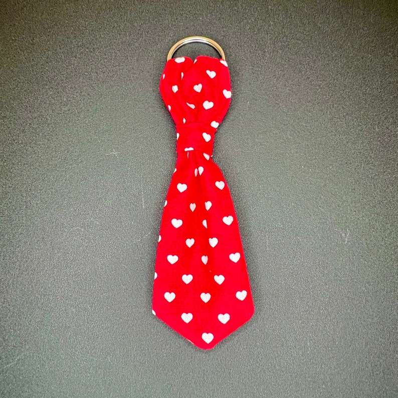 Valentine's Day Dog Collar Necktie, Pet Tie, Dog Necktie image 9