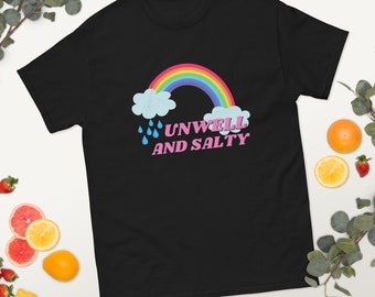 Unwell and Salty Bipolar Awareness T-shirt, Unisex Classic Tee, Mood, Mental Health Awareness