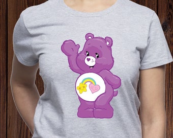 Best Friend Care Bear Tshirt; Best Friend Bear T-shirt; Care Bears Shirt; Cute Bear Tee; Bear T Shirt; Vintage Care Bear; Women's; (T349)