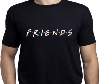 Friends Logo Tshirt/ Friends Tv Show Logo Shirt/ Friends TV Series Fan T- shirt/ Best Friend Gift/ Birthday Gift/ Mens T-shirt/ Tee/ T07 - Etsy