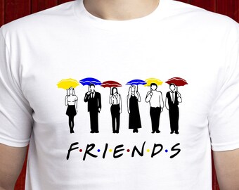 Friends Umbrella Etsy