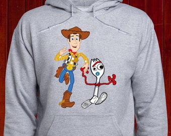 Woody and Forky Sweatshirt/ Woody Hoodie/ Forky Jumper/ Toy -  Israel