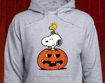 Snoopy and Woodstock Halloween Sweatshirt Peanuts Halloween Hoodie Snoopy Trick or Treat Sweater Halloween Pumpkin Hoody Pullover T227 Etsy Ireland