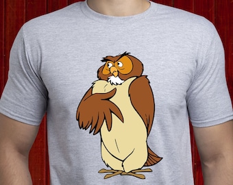 Camiseta coruja; Camiseta Pooh Coruja; Linda camiseta de coruja; Camisa dos Amigos da Disney; Camiseta Pooh Friends; Camiseta Família Disney; Camiseta Disney; (T72)