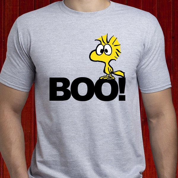 Woodstock Boo Shirt / Woodstock Boo Shirt / Peanuts Halloween Kostüm T Shirt / lustiges Halloween T-shirt / Herren T-Shirt / Für Mann / Geschenk / (T229)