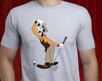 Goofy Golfing t-shirt/ Disney Goofy t shirt/ Golf tshirt/ Golfer Goofy shirt/ Golfing tee/ Golf lover shirt/ Golf Player gift/ (T122)