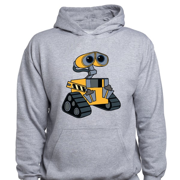 Wall-E Youth Sweatshirt, Wall E Robot Hoodie pour enfant, Disney Pixar Jumper, pour garçon, pour fille, pull, Wall-E Anniversaire, Pull, Cadeau (T132