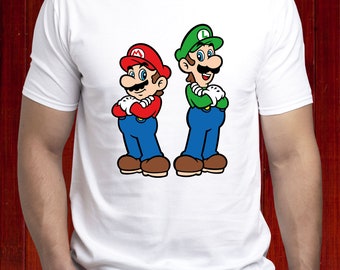 Mario Kart Camiseta Gamer Retro De Mario Bros, Yoshi Y Luigi 100