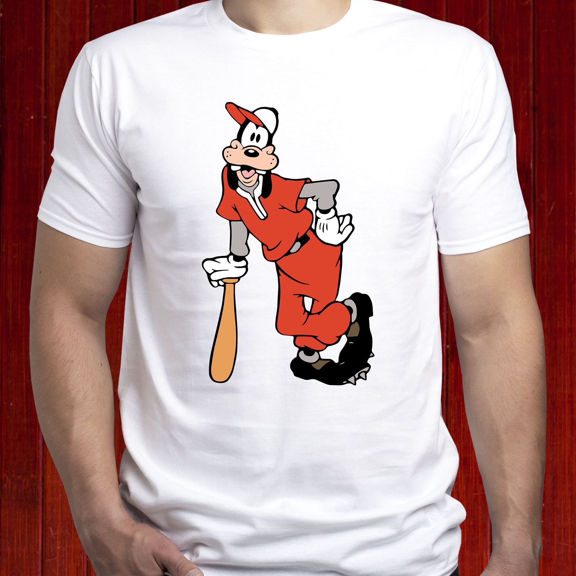 Baseball Goofy Tshirt / Disney Goofy t Shirt / MLB Tshirt / Etsy