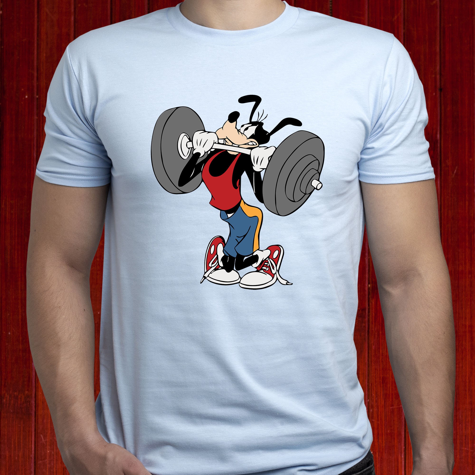 Powerlifting Mens T-Shirt Powerlifter Gym Weights Sport Fitness Funny Gift  Idea