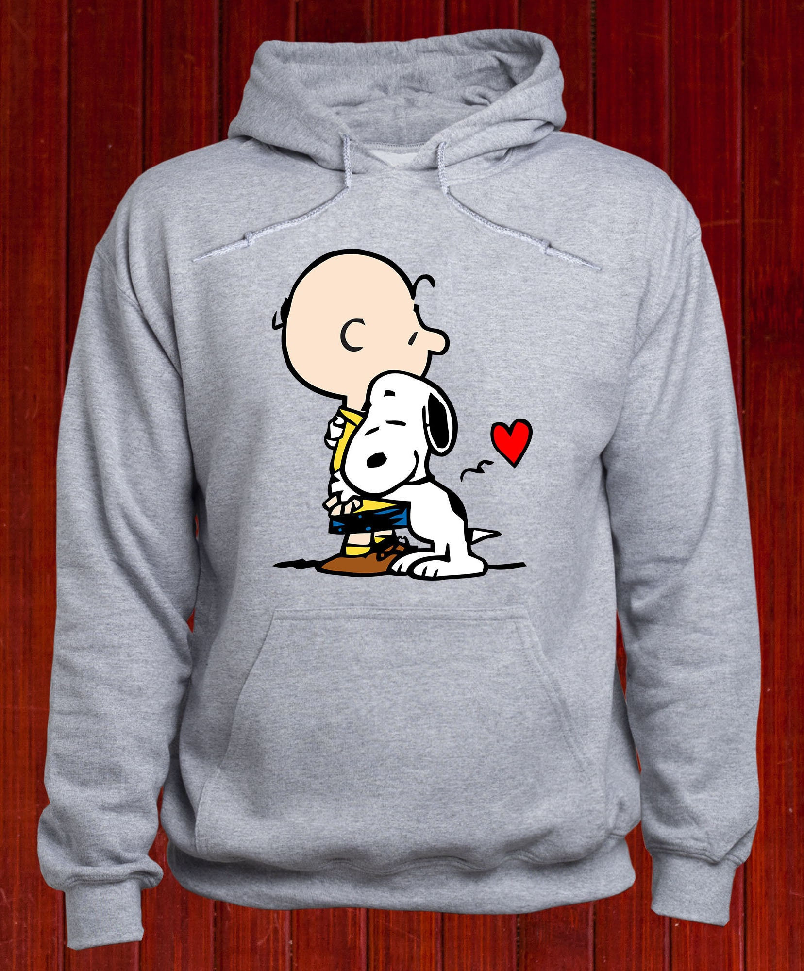 Snoopy Hug Charlie Brown Sweatshirt/ Charlie Brown Love Snoopy Hoodie/  Peanuts Pullover/ Snoopy Hugging Charlie Sweater/ Love Jumper/ T43 -   Israel