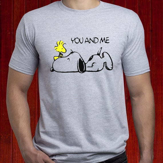 Camisa Snoopy y Woodstock camiseta Woodstock Love Snoopy camiseta Peanuts camiseta You and Me camiseta Love camiseta para hombre para hombre regalo T296 Etsy Espana