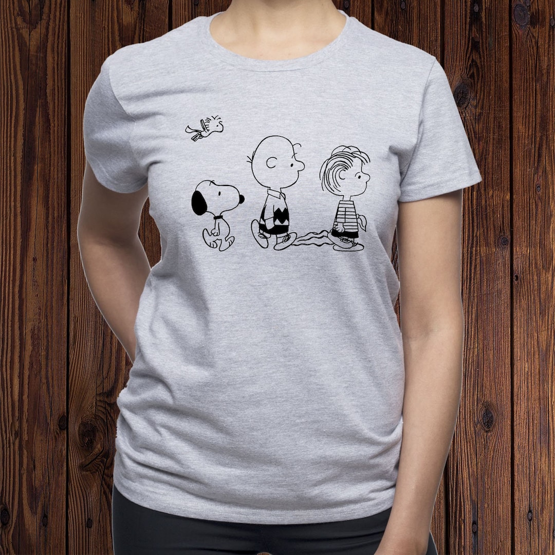 Camiseta Peanuts - Snoopy Y Woodstock Bailando, Varios Colores