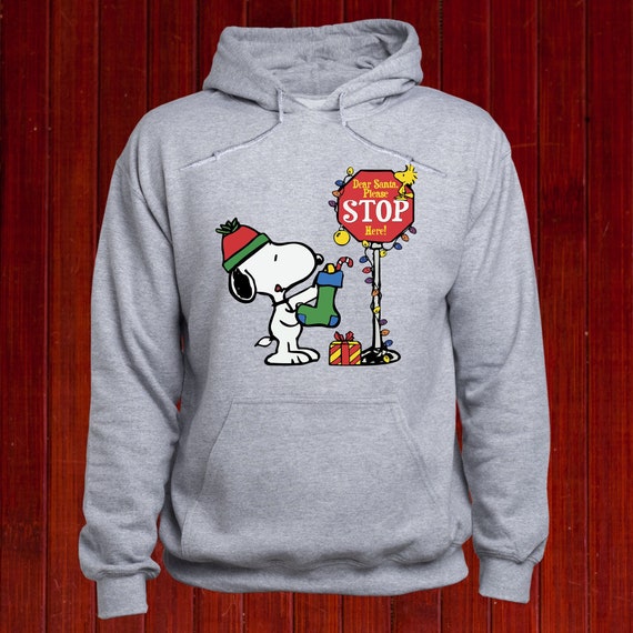 Snoopy Christmas Sweatshirt Snoopy Woodstock Xmas Hoodie Peanuts Santa Youth Jumper Snoopy Pullover for Kid Sweater Hoody T230 Etsy