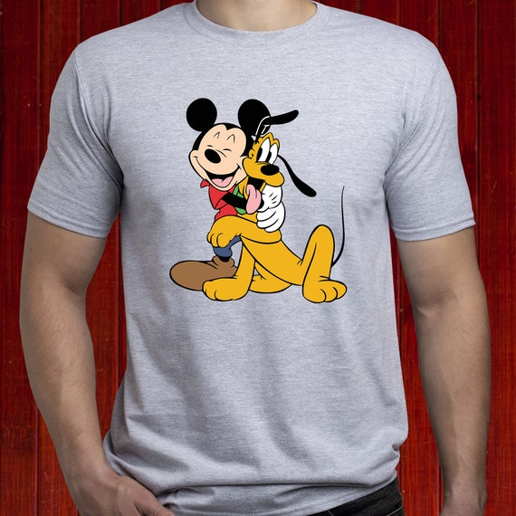 Mickey and Pluto T shirt Mickey Mouse T Shirt Pluto Tshirt Best Friends Shirt Disney Friends Tee Pluto Dog T shirt Disney Tee T130 Etsy Ireland