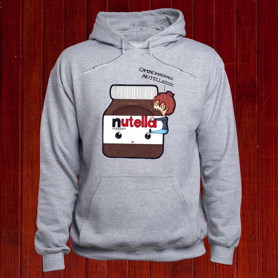 Nutella chocolate print hoodie cheap
