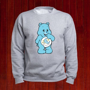 Bedtime Bear sweatshirt Care Bears hoodie Cute bear jumper Bear pullover Teddy Bear sweater Original Care Bear hoody T99 image 2