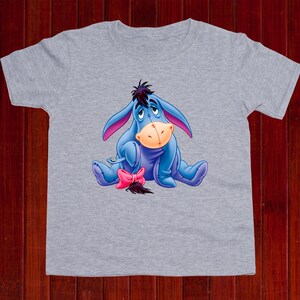 Kids Eeyore t-shirt, Disney Youth Eeyore tee, Eeyore tshirt for Kids, Eeyore Birthday shirt, Disneyland Boys tee, Disney Toddler tee (T170)