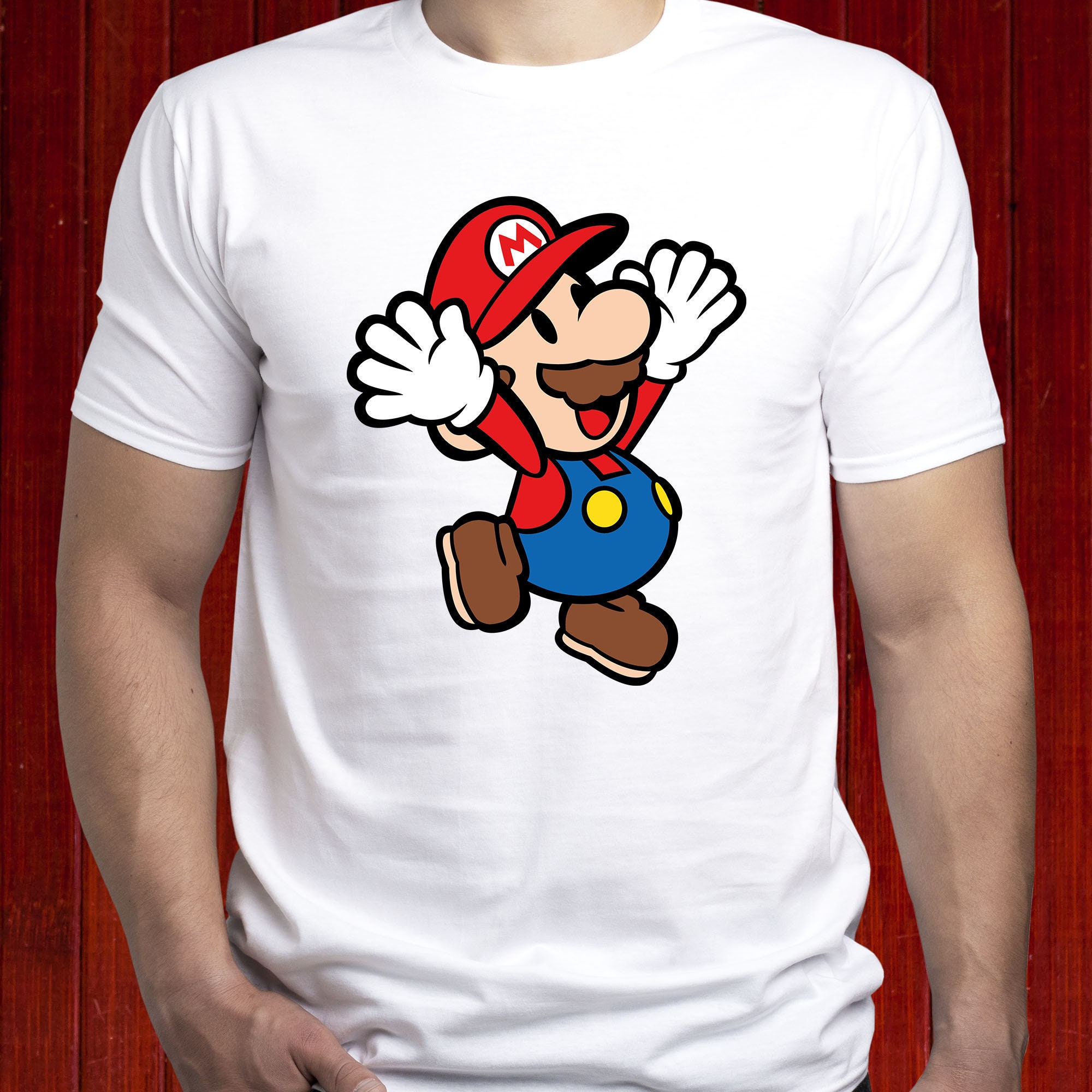 Discover Camiseta Súper Mario Lindo Diverido para Hombre Mujer