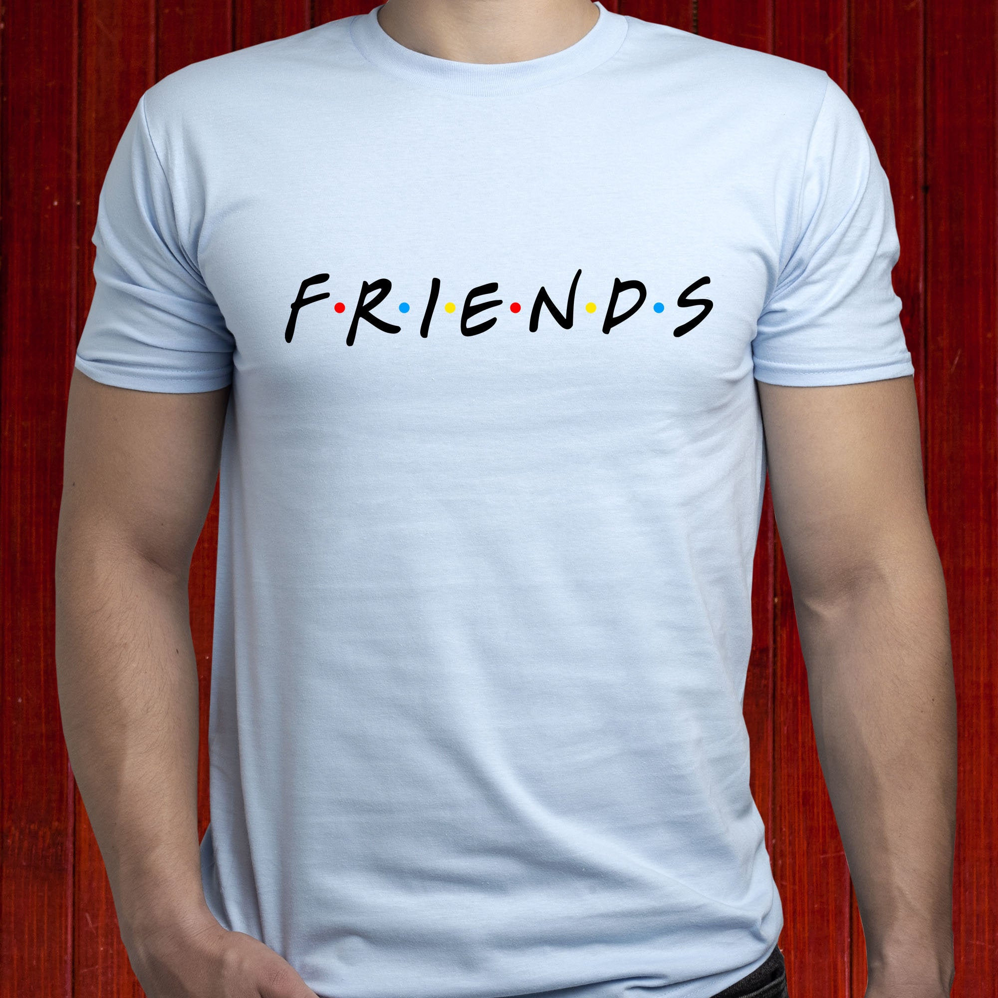 Mens Birthday Friend Best Logo Shirt/ Tee/ Etsy T-shirt/ T07 Gift/ Logo Show Friends Fan shirt/ T- Friends Tshirt/ - TV Series Friends Gift/ Tv