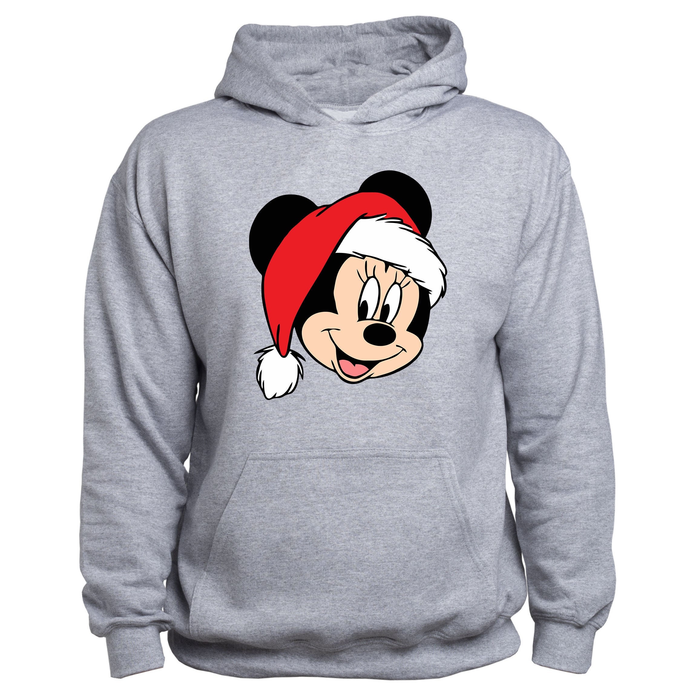 Minnie Mouse Christmas Hat Youth Hoodie, Disney Minnie Xmas Youth