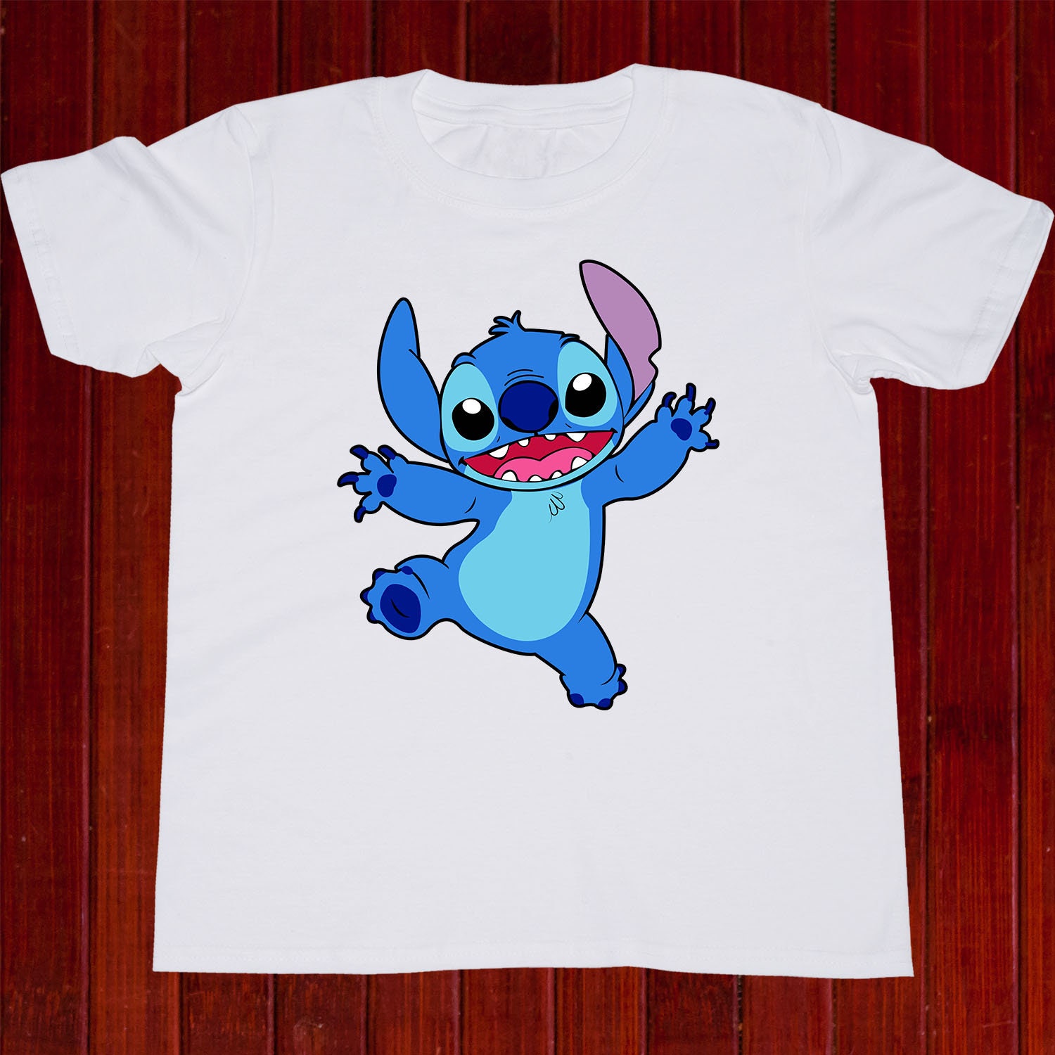 Maschen Shirt/ Lilo und Stitch Kinder Shirt/ Stitch Dance T-Shirt für Kinder/  Happy Stitch T-Shirt/ Disney Stitch/ Junge/ Jugend T-Shirt/ Kleinkind/ T46