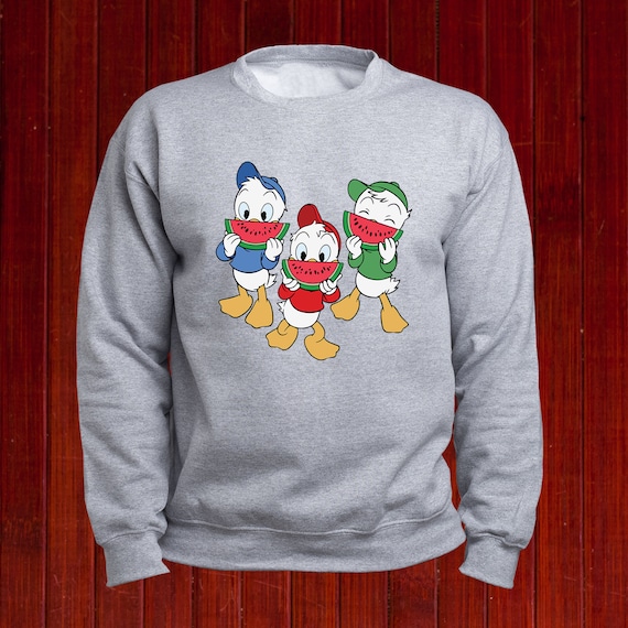 Huey Pullover Dewey Hoody Louie Sweatshirt Duck Tales Hoodie Nephew Jumper Donald Family Sweater Disney Family Sweatshirt T129 Etsy Canada