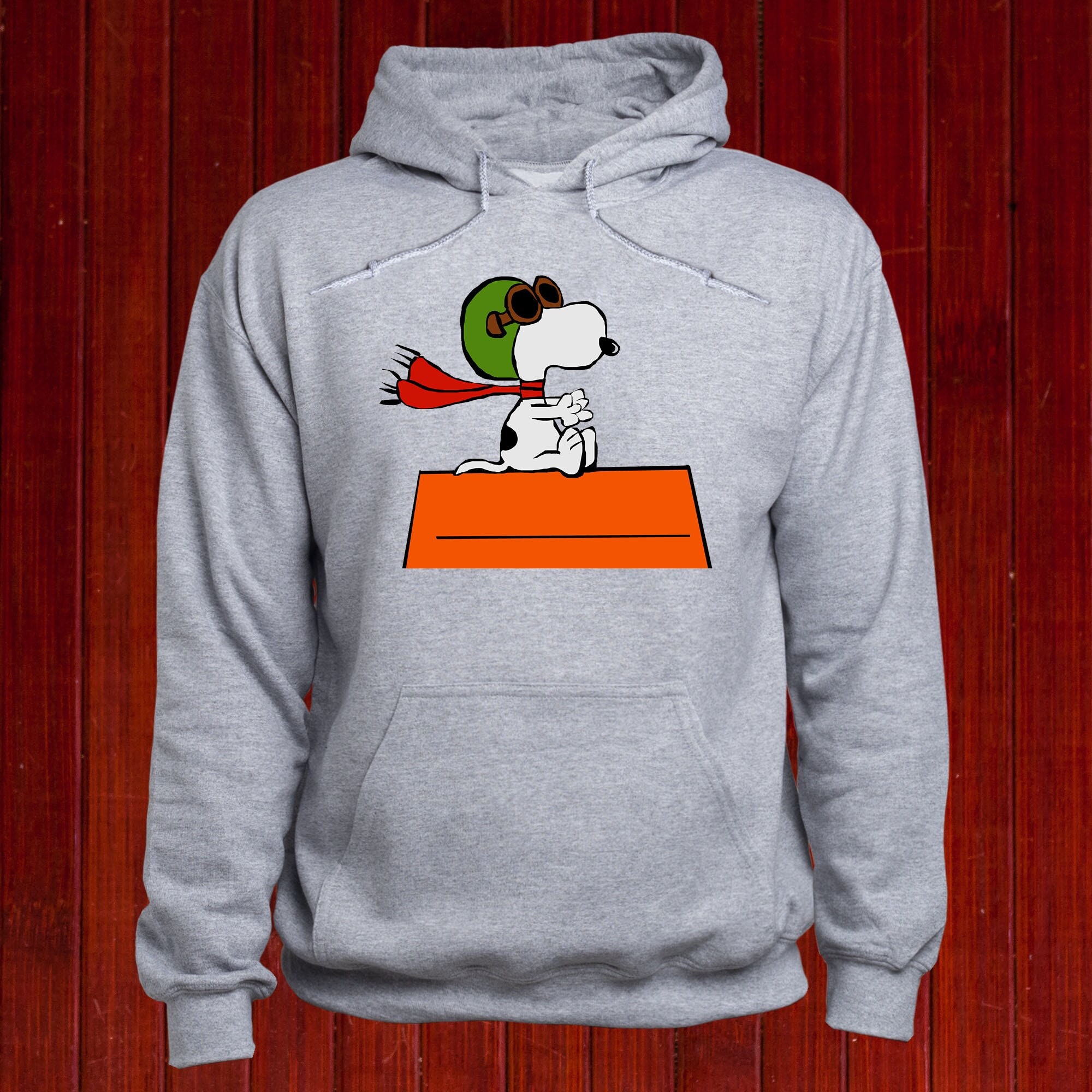 Discover Snoopy Flying Ace Sweatshirt; Snoopy Pilot Hoodie