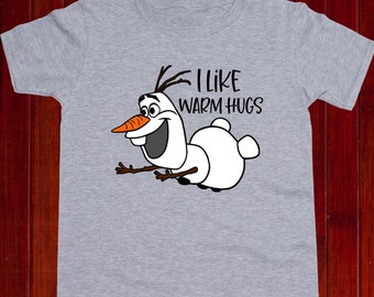 Camiseta Happy Olaf Disney, camiseta Olaf Frozen, camiseta Olaf Samantha, camiseta Kids Olaf, camiseta Youth Frozen, camiseta Frozen Frozen (T198)