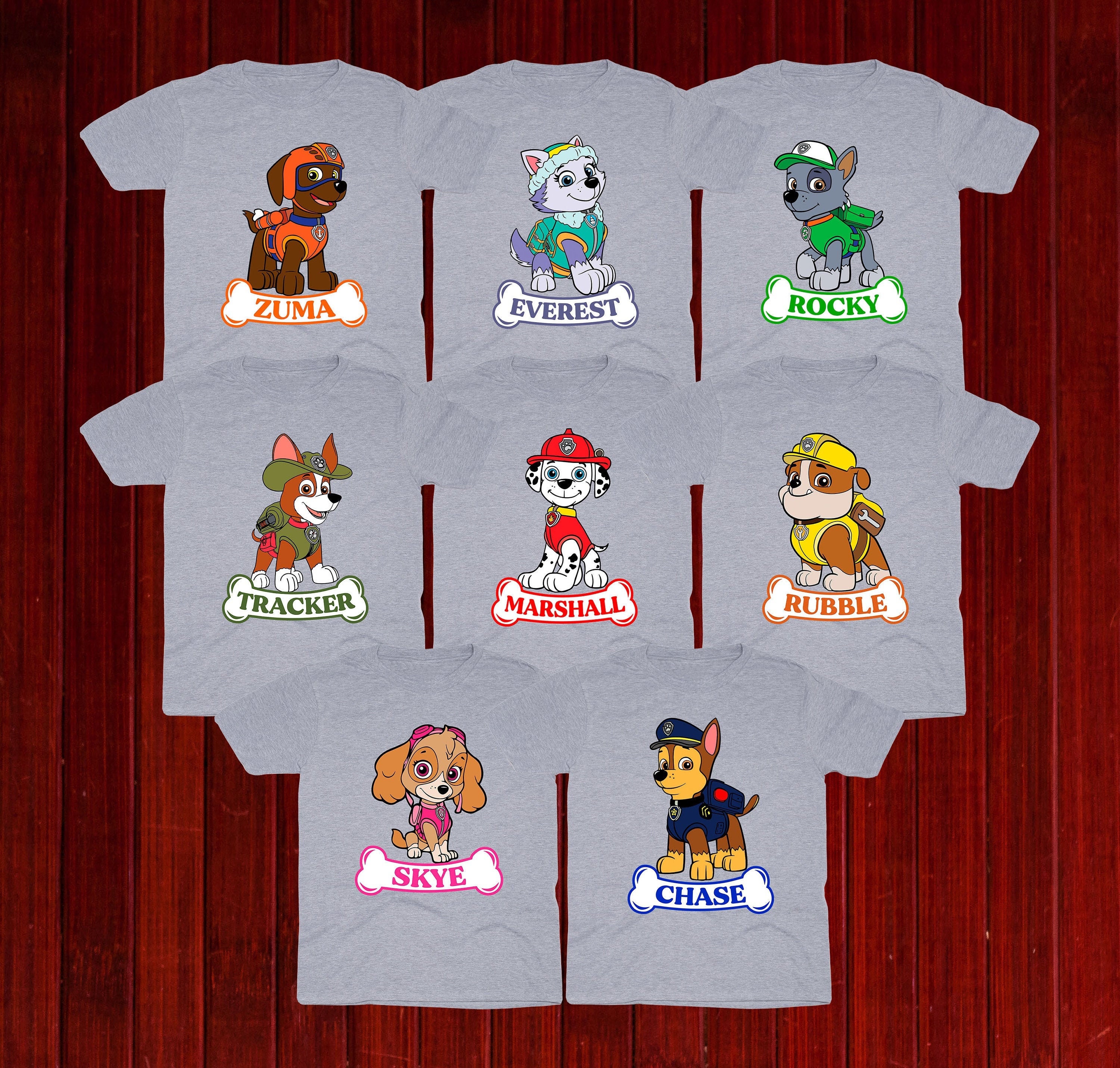Paw Patrol shirt Paw Patrol Puppy tshirt Paw Patrol Etsy