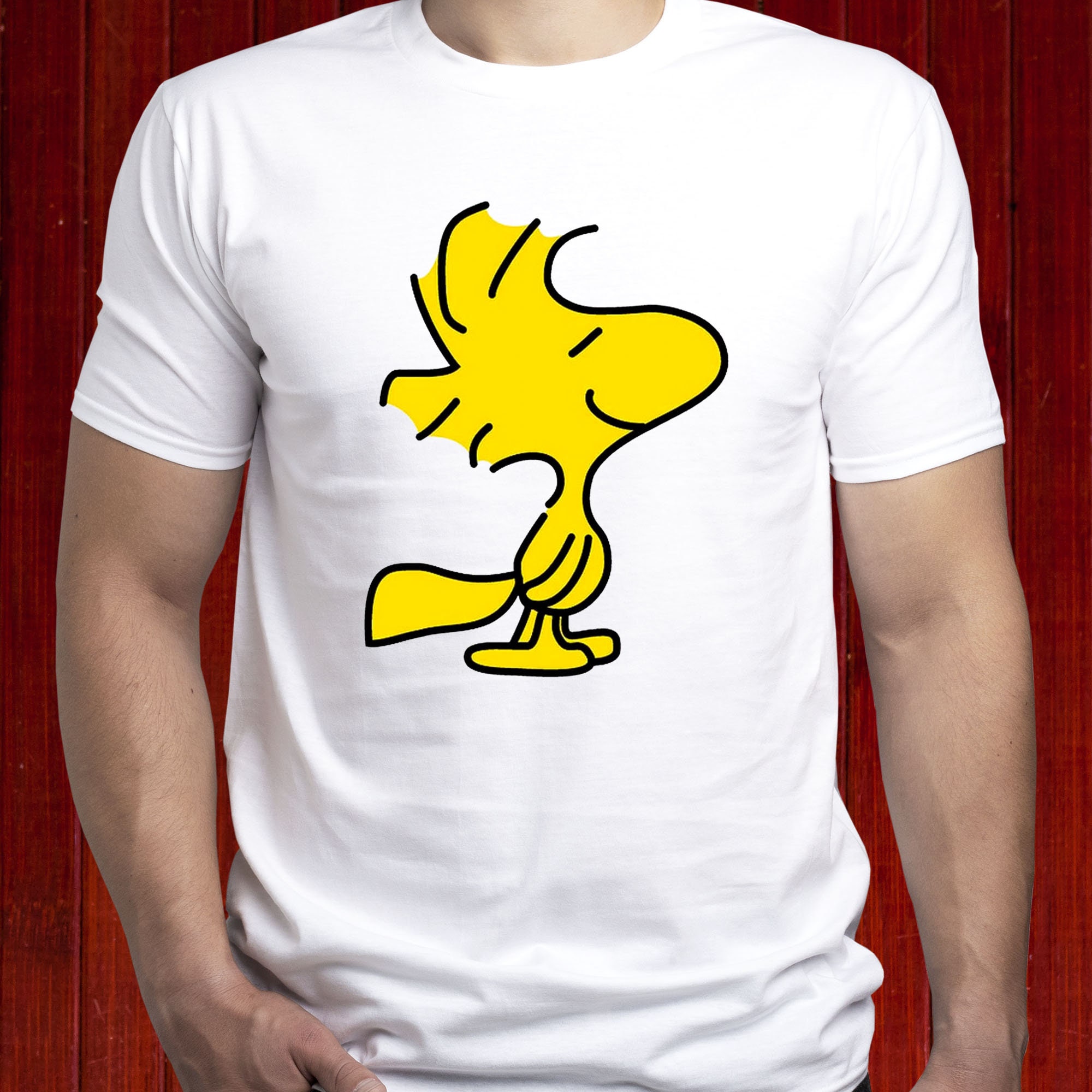 Woodstock T-shirt; Happy T Shirt; Peanuts Tshirt; Snoopy