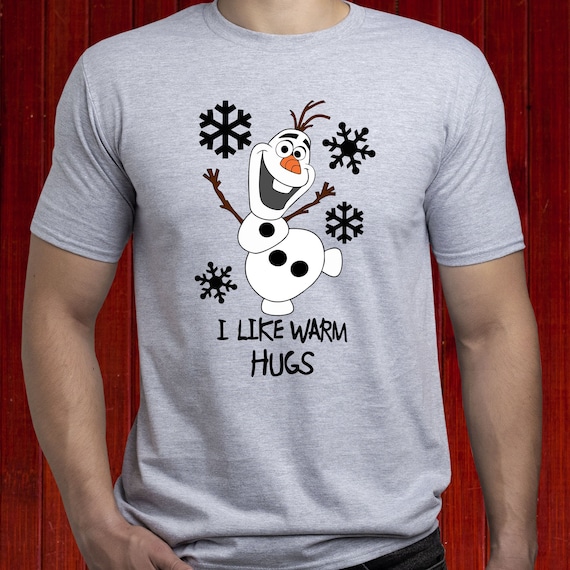 cel liter Christian Olaf I Like Warm Hugs T-shirt Frozen Olaf T Shirt Disney - Etsy Finland