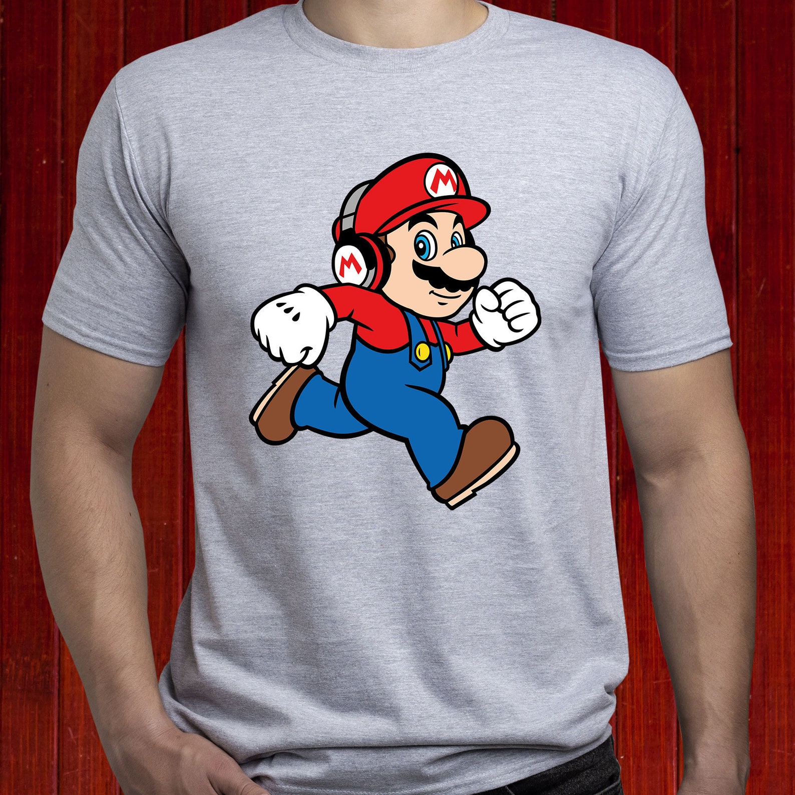 adult mario shirt