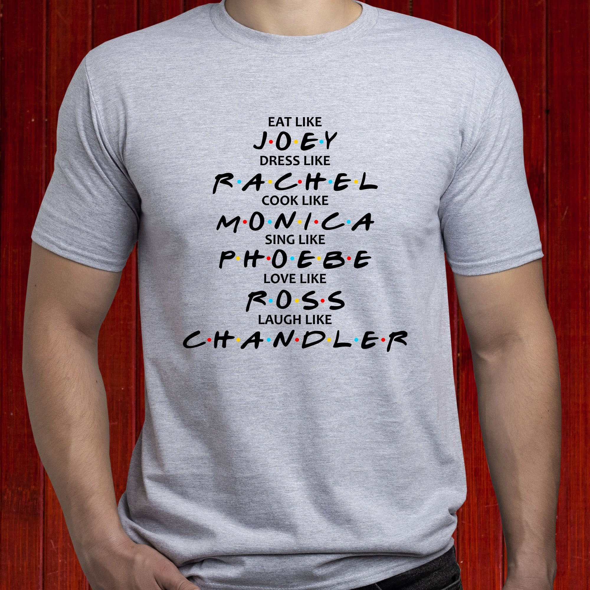 Eat Like Joey / Camiseta de Friends Tv Characters / - Etsy