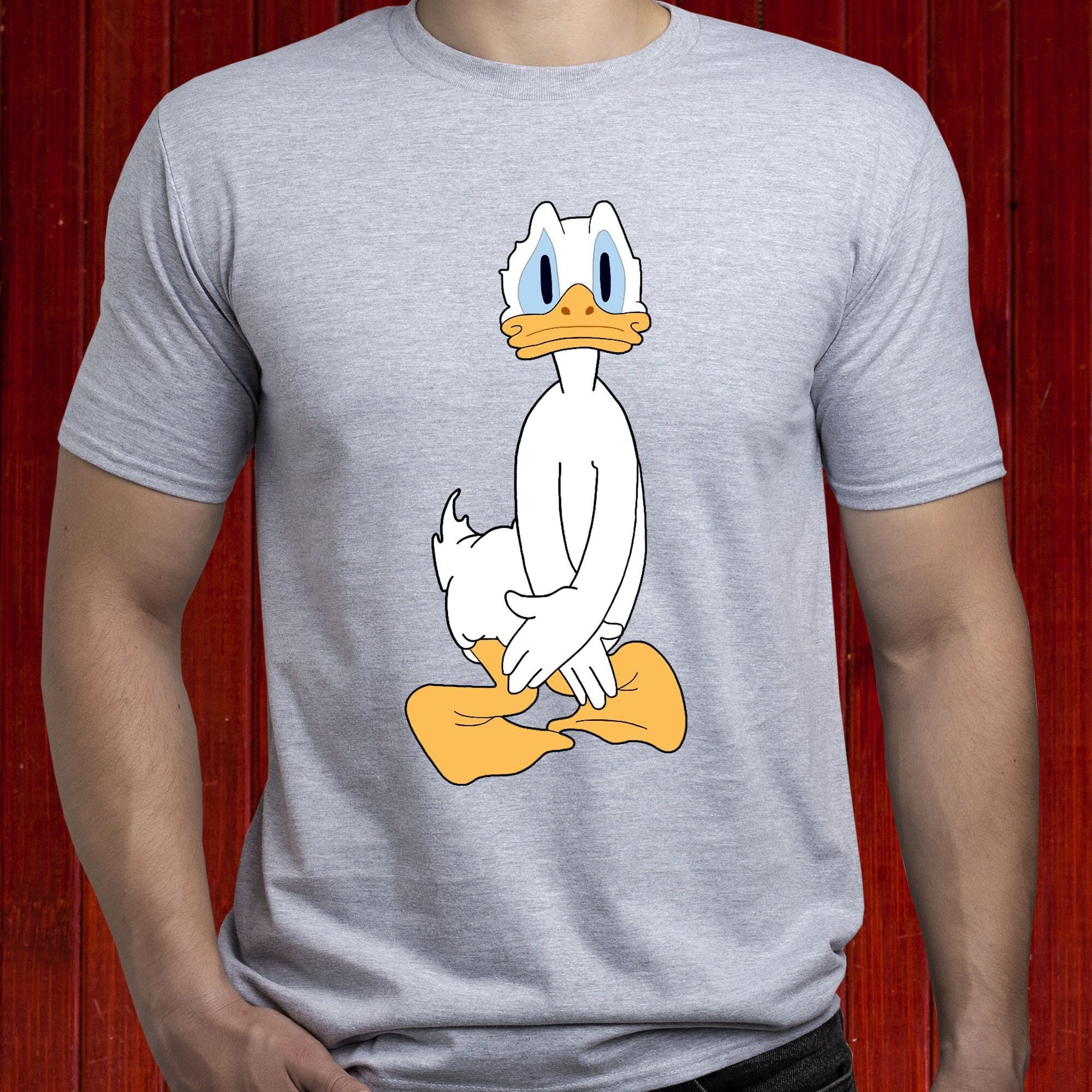 Camiseta Gucci anlimada com rosto Pato Donald