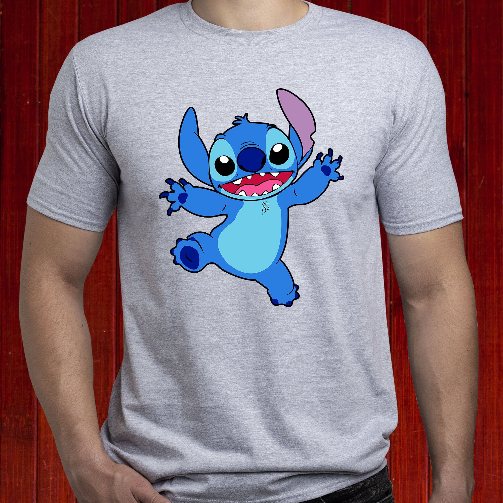 T-shirt Stitch / T-shirt Lilo e Stitch / Maglietta Disney Stitch / Cute  Stitch camicia / Happy Stitch t-shirt / Disney trip tee/ T46 -  Italia