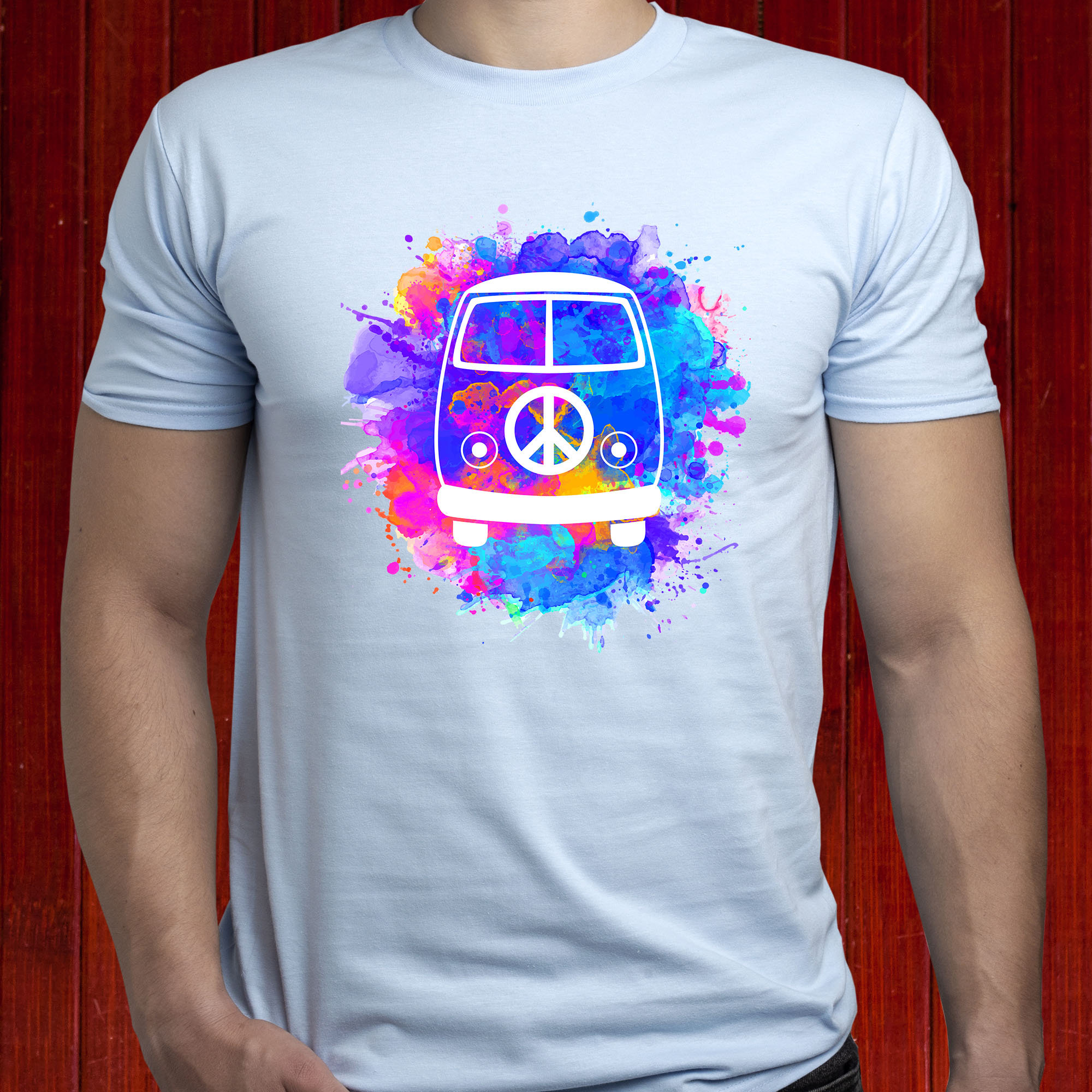 Hippie Bus T-shirt; Hippie Van T Shirt; Van Tshirt; Trip