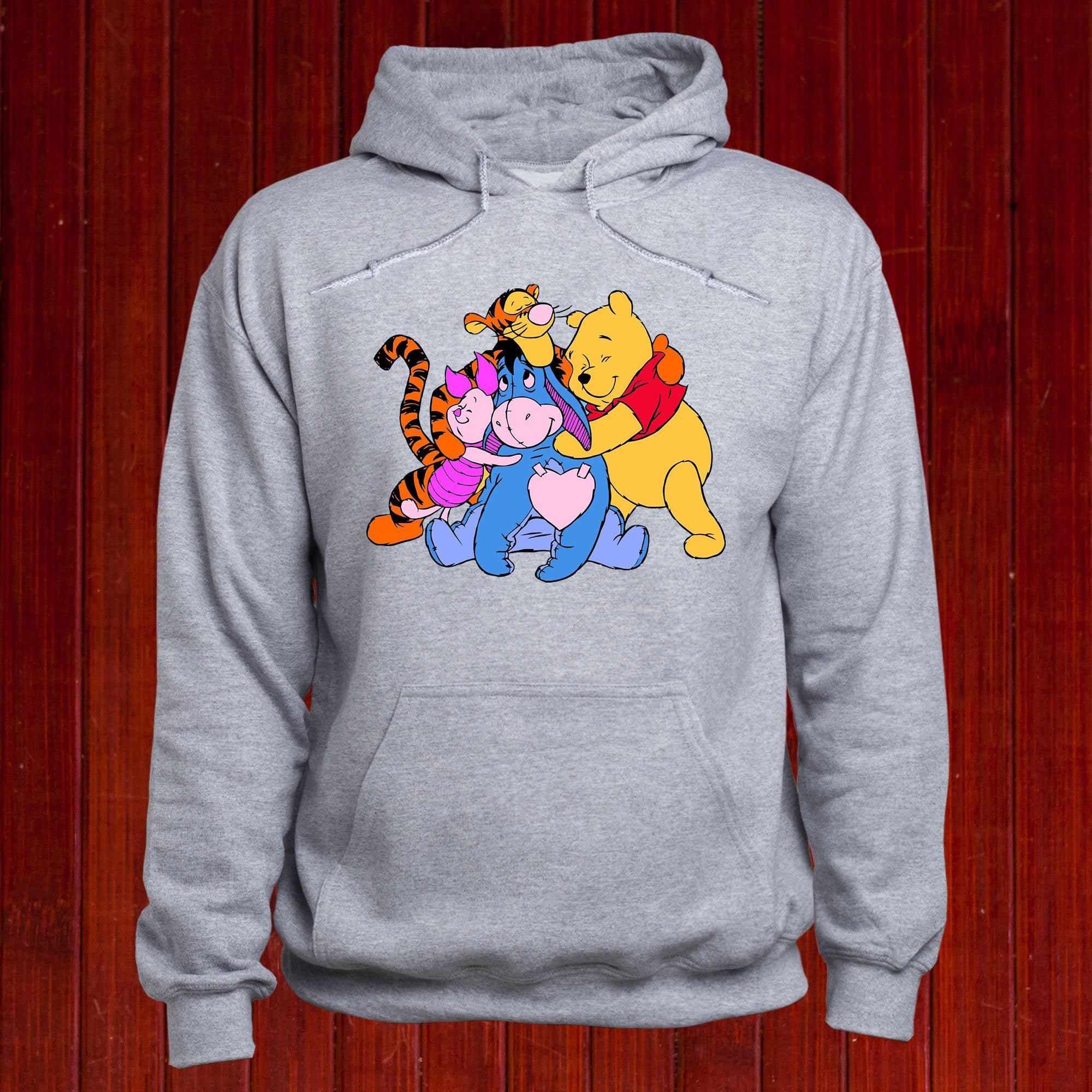 Discover Disney Winnie The Pooh Friends Hoodie, Winnie The Pooh Characters Jumper, Disney Winnie The Pooh Squad Goals Jumper, Friendship hoody (T172)