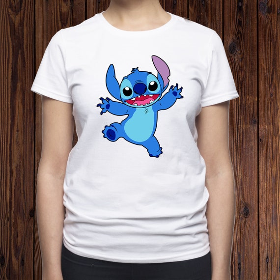 T-shirt Stitch / T shirt Lilo e Stitch / Tshirt Disney Stitch / Camicia  Cute Stitch / T-shirt Happy Stitch / T-shirt Disney / T-shirt Disney trip /  T46 -  Italia