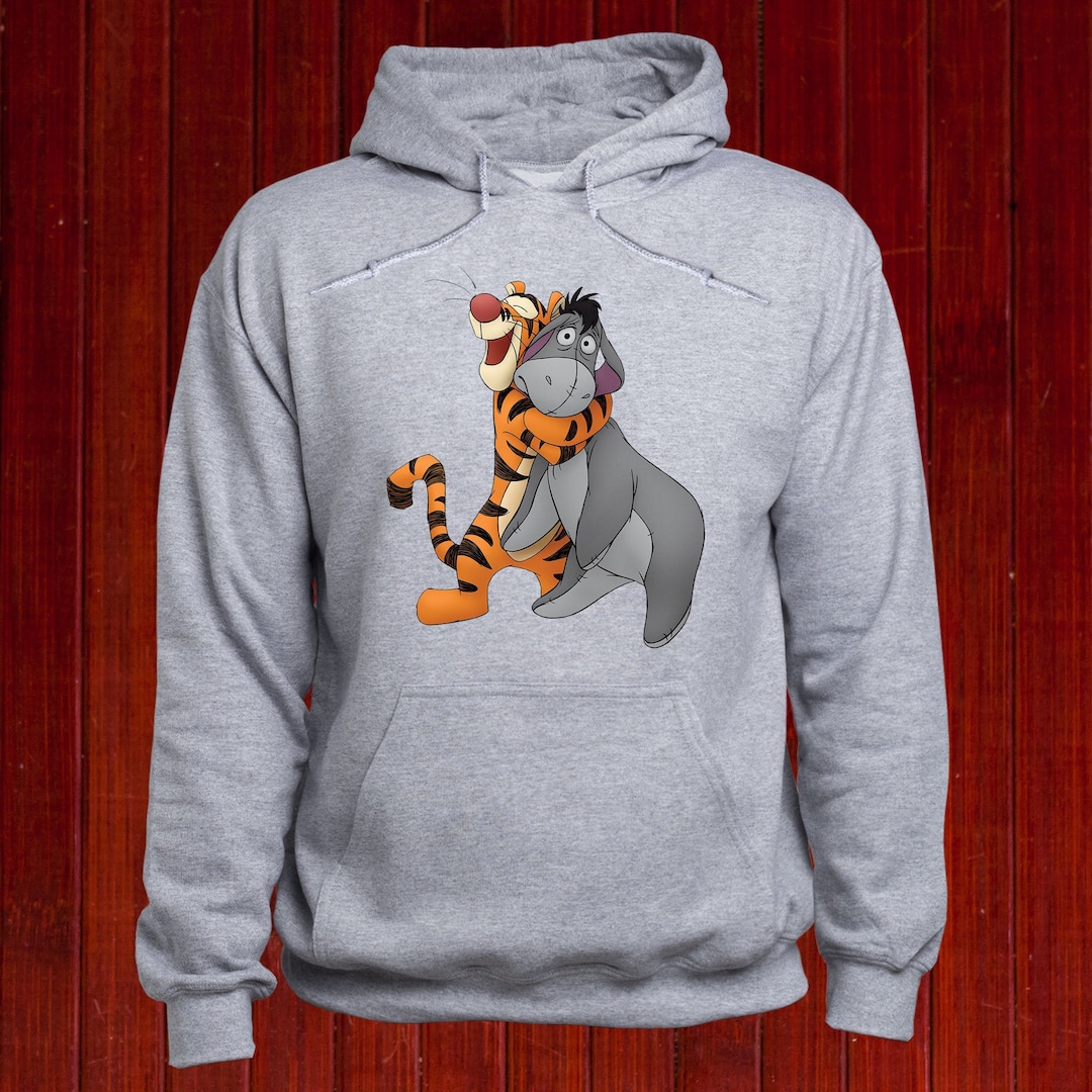 Teigetje en Eeyore Knuffeltrui, Winnie The Pooh Characters Hoodie, Disney  Friends Pullover, Best Friends Trip Hoody, Unisex Jumper (T173)