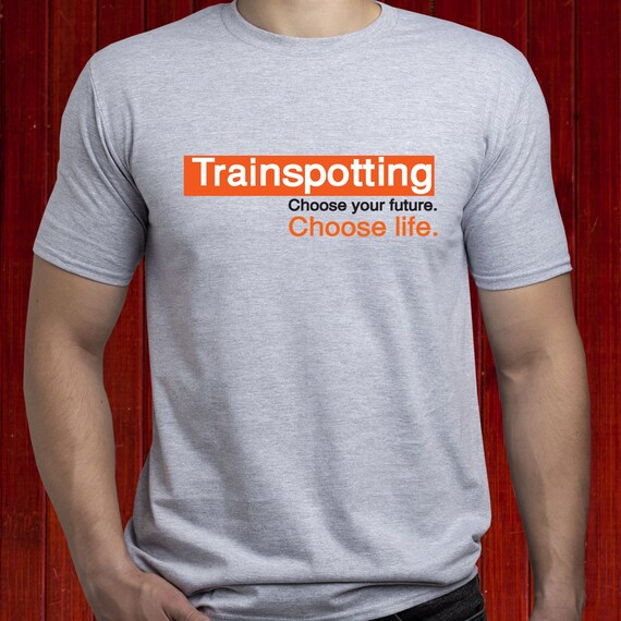 トレインスポッティング　Choose Life テキストプリント Tシャツ XL トレインスポッティング Choose Life テキストプリント Tシャツ XL