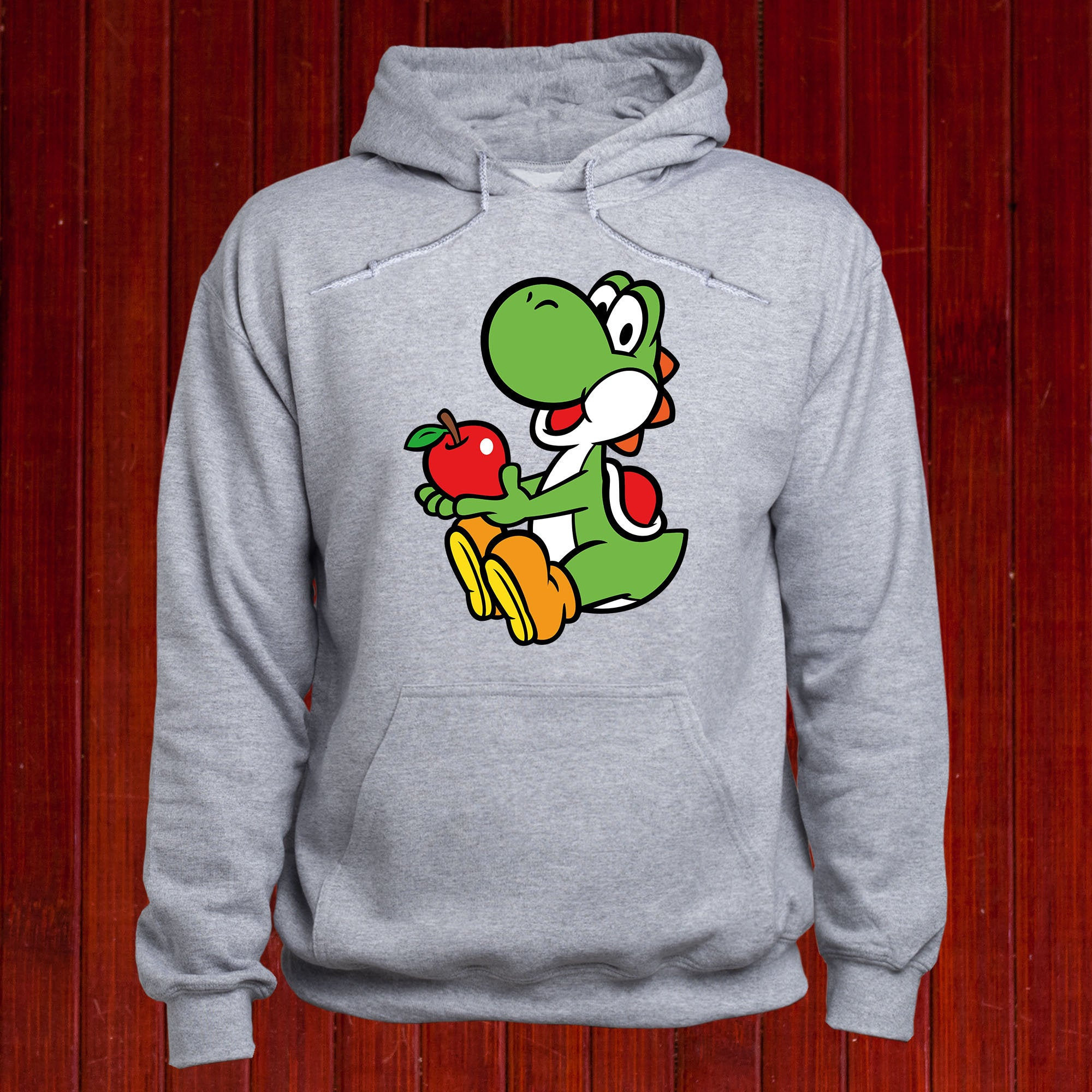 Discover Yoshi sweatshirt/ Super Mario jumper/ Mario pullover/ Super Smash Bros hoodie/ Gaming sweater/ Retro game hoody/ Video game hoodie/ (T58)