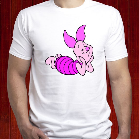 Piglet Shirt/ Man/ T301 Funny Disney Cute Shirt/ T-shirt/ - T Winnie-the-pooh Gift Tshirt/ Tee/ Men\'s Piglet Piglet Fan for Tee/ Piglet for Etsy